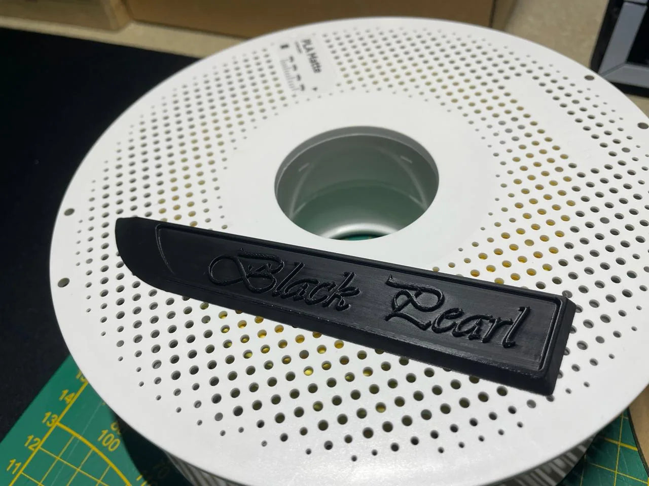 Personalised nameplate