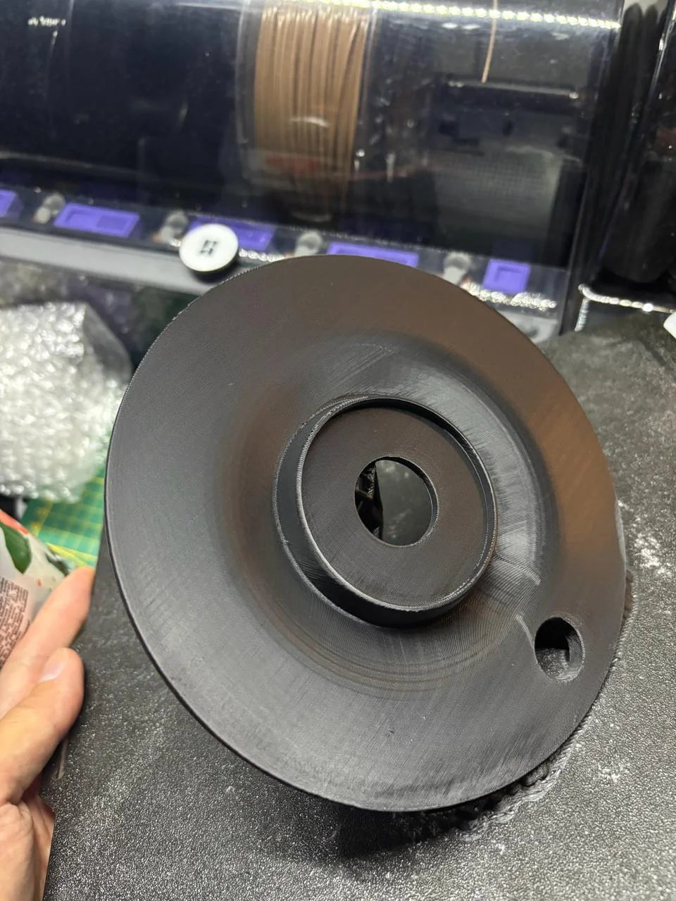 Large-format technical part