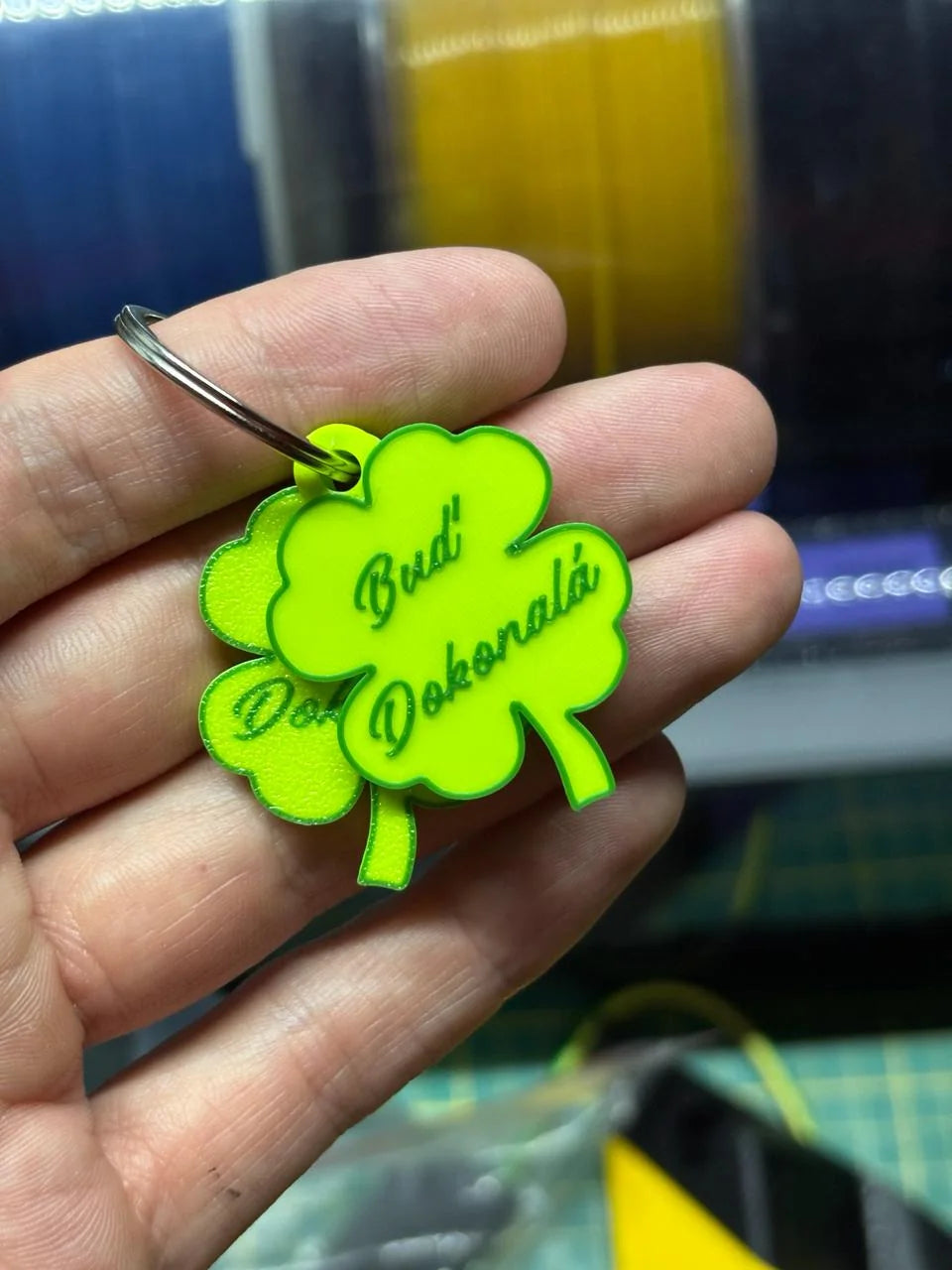 Personalised keyring