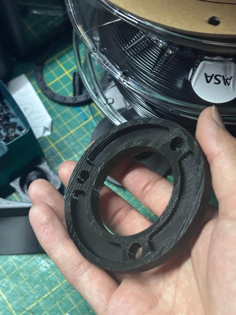 Circular mounting flange